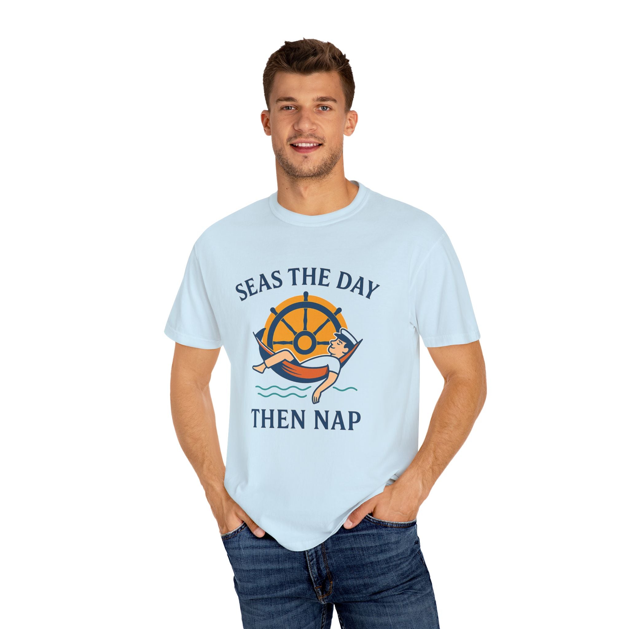 The “Seas the Day” Tee – Leisure Collection - Maison Nautique 