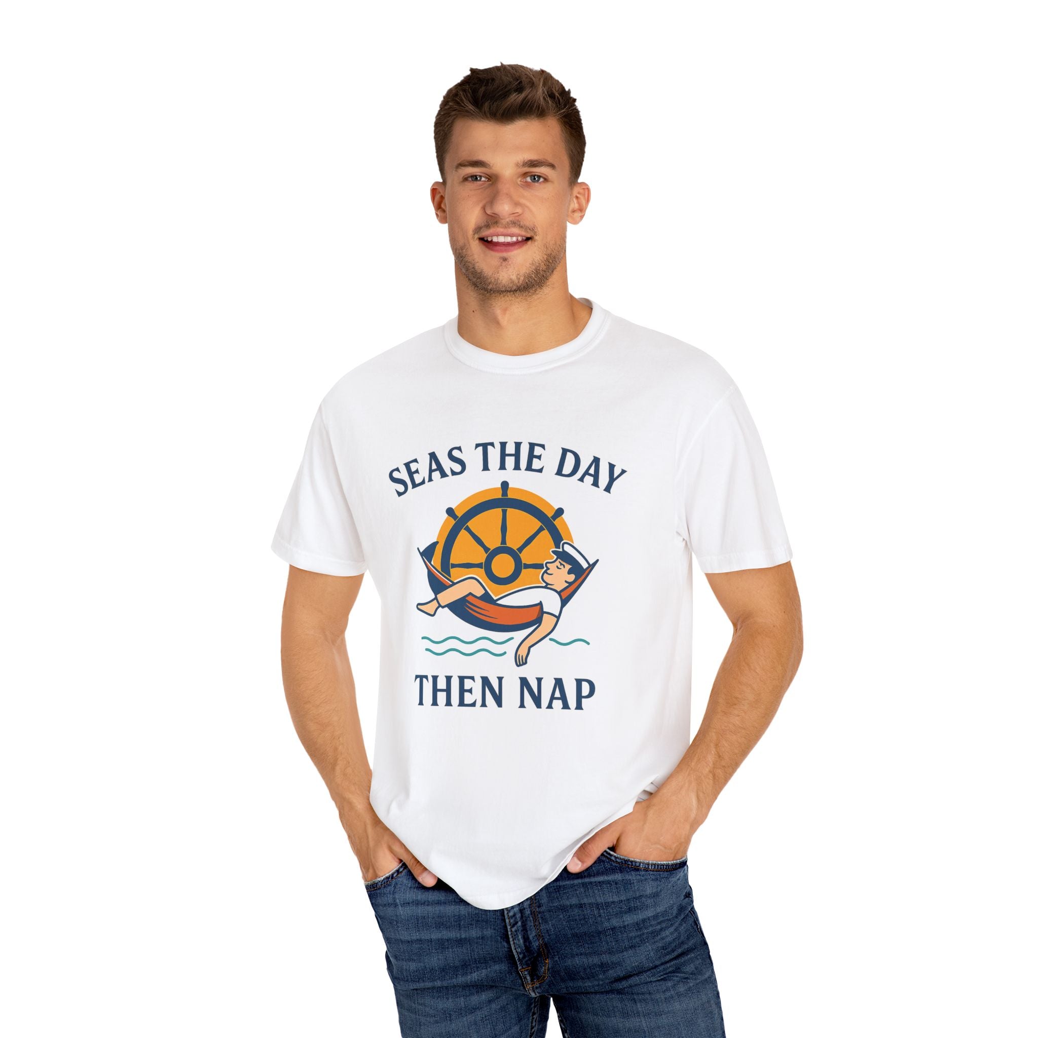 The “Seas the Day” Tee – Leisure Collection - Maison Nautique 