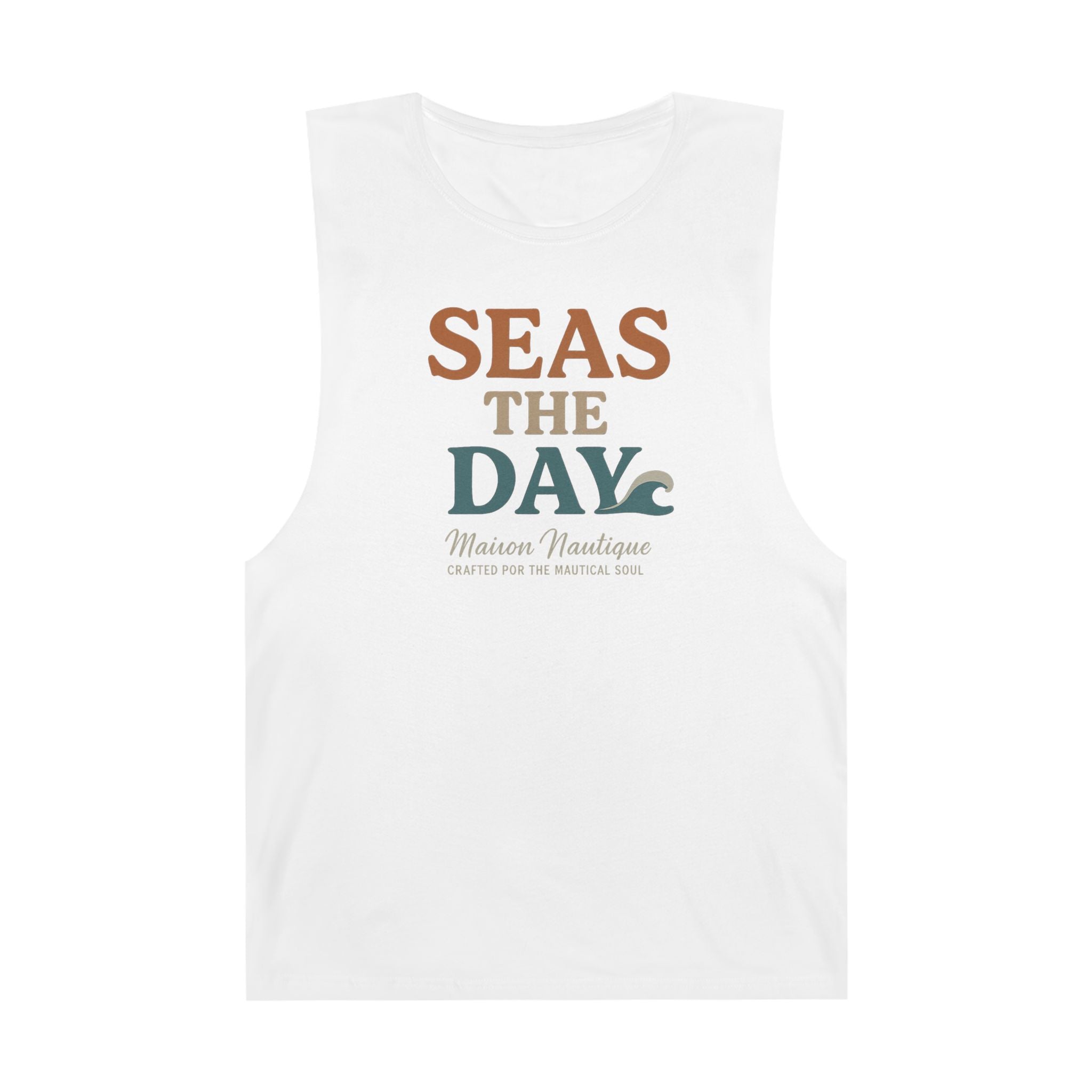 Maison Nautique "Seas the Day" Unisex Tank - Maison Nautique 