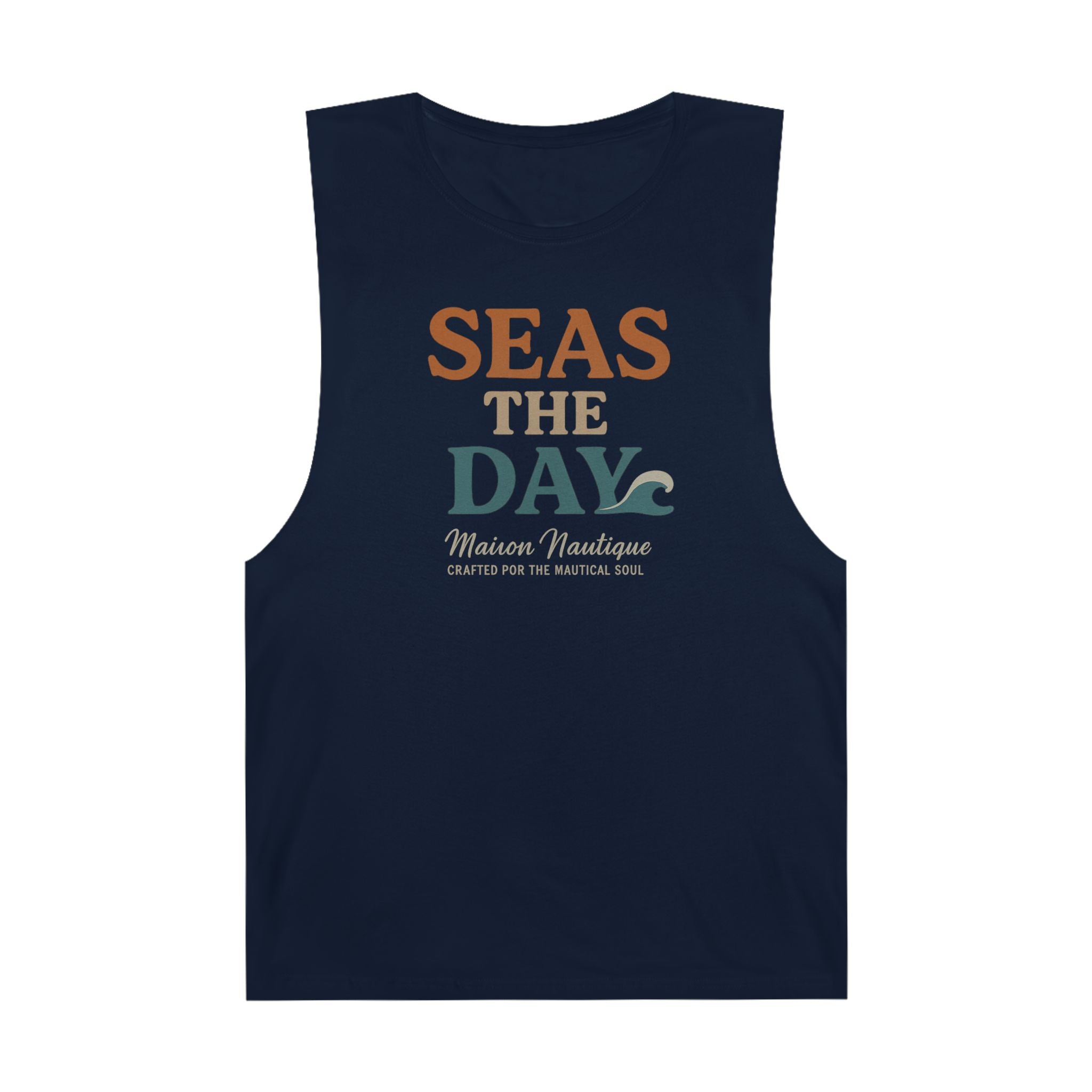 Maison Nautique "Seas the Day" Unisex Tank - Maison Nautique 